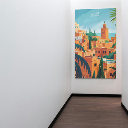 Toile personnalisée – Illustration de votre ville | Cadeau unique & décoration premium