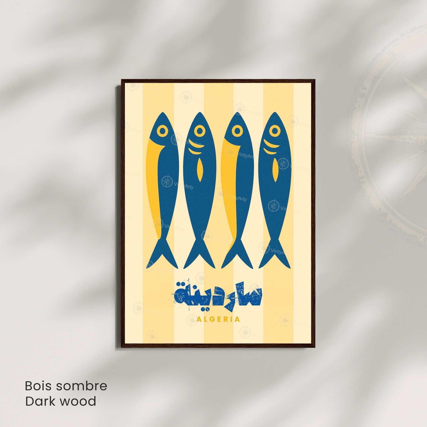 Affiche Sardine Algérie – Affiche cuisine algérienne