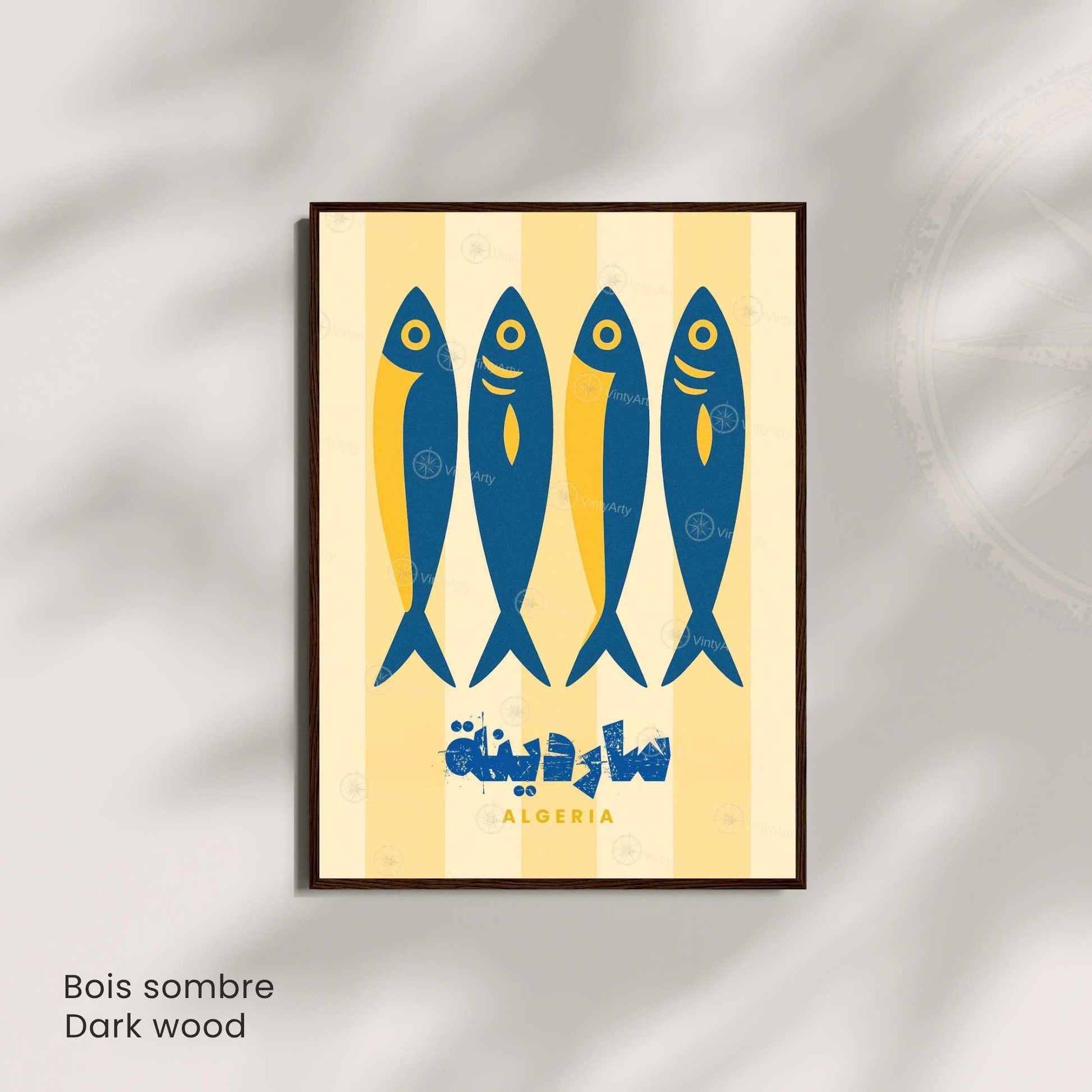 Affiche Sardine Algérie – Affiche cuisine algérienne