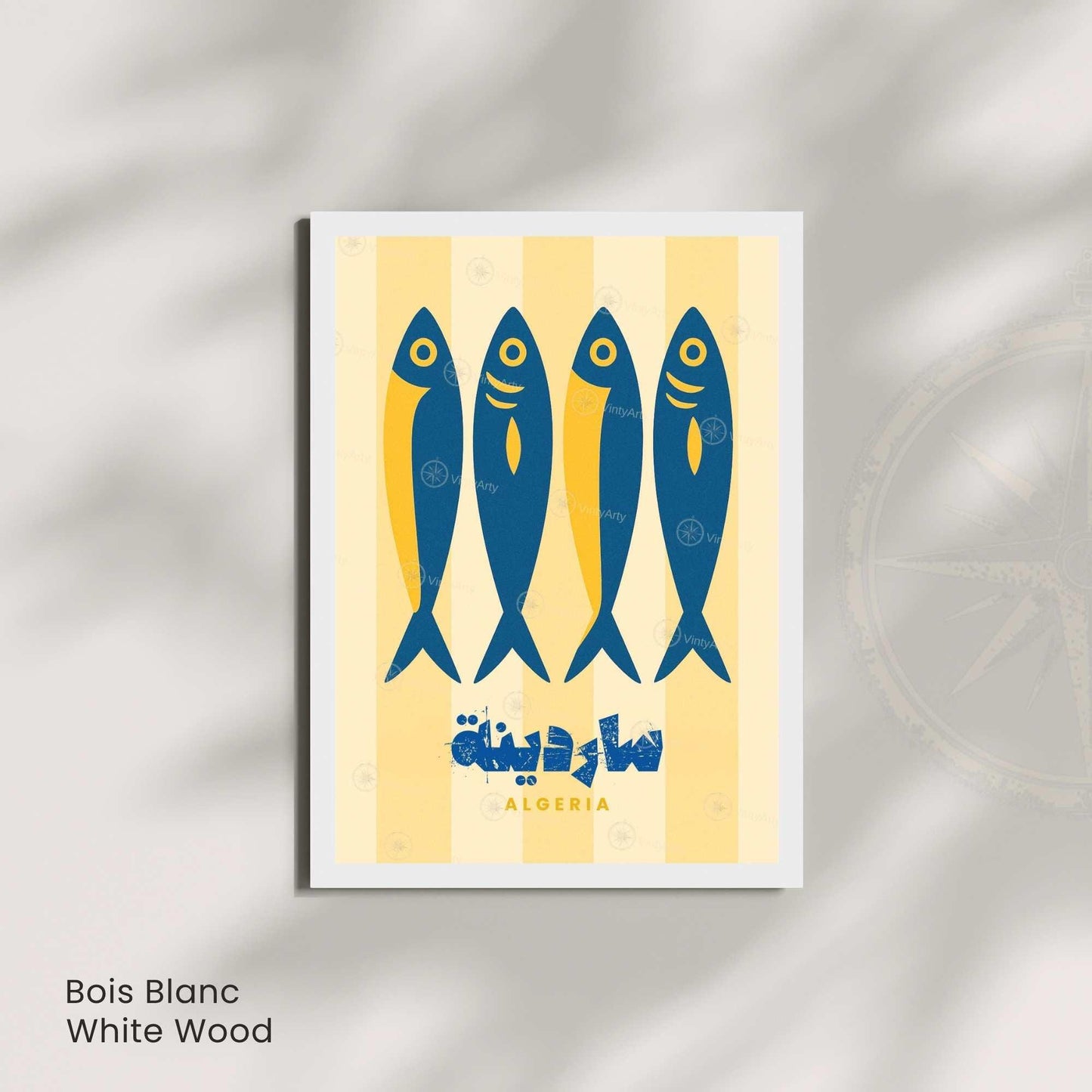 Affiche Sardine Algérie – Affiche cuisine algérienne