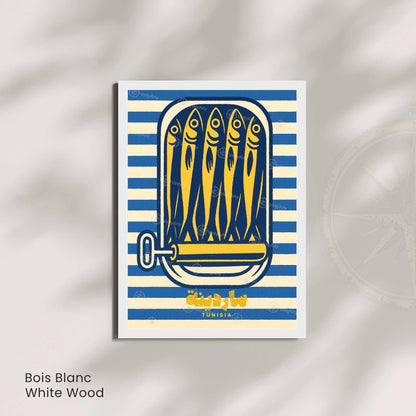 Affiche Sardine Tunisie – Affiche cuisine tunisienne