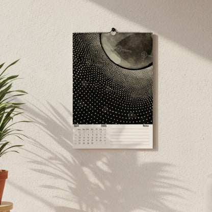 Calendrier 2026 – 12 Illustrations Abstraites et Modernes | Art Graphique Contemporain