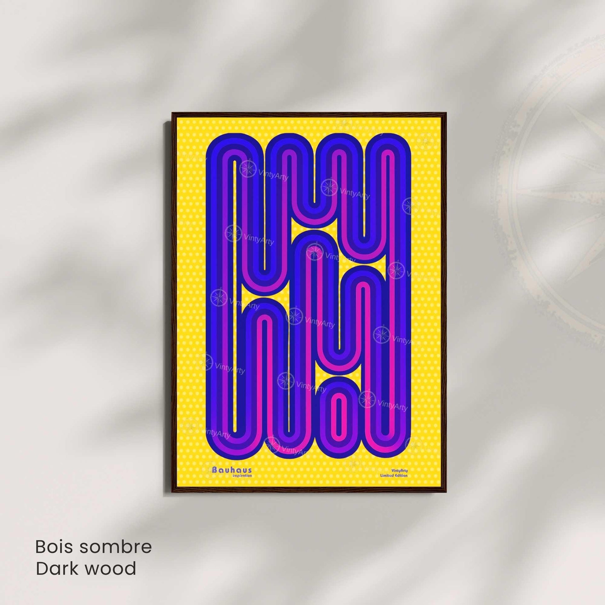 Affiche Lune Noire – Art Minimaliste et Contemporain | Poster Abstrait Noir et Blanc