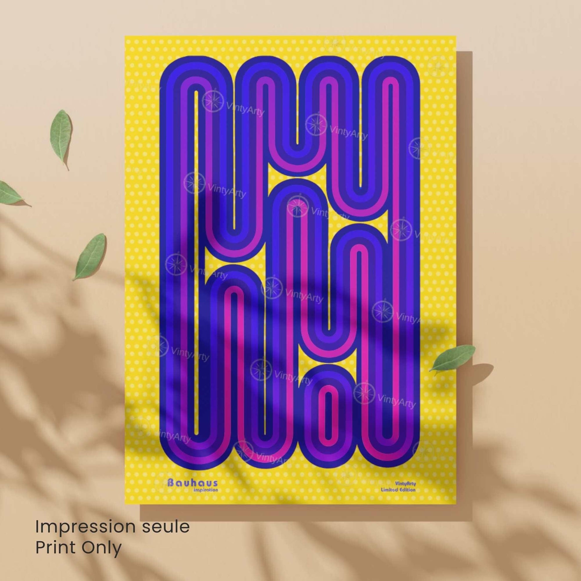 Affiche Lune Noire – Art Minimaliste et Contemporain | Poster Abstrait Noir et Blanc