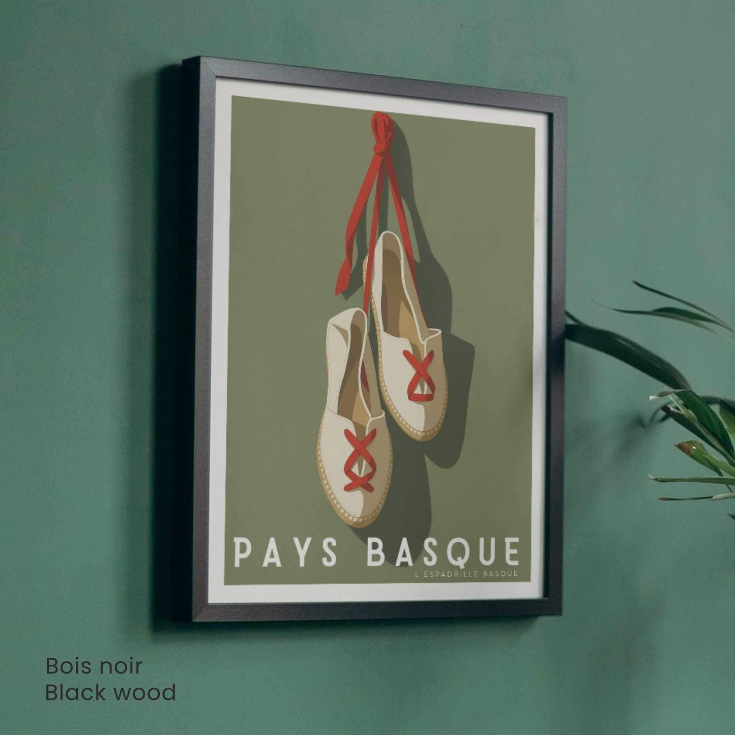 Affiche Pays Basque – L’Espadrille Basque - Souvenir pays basque
