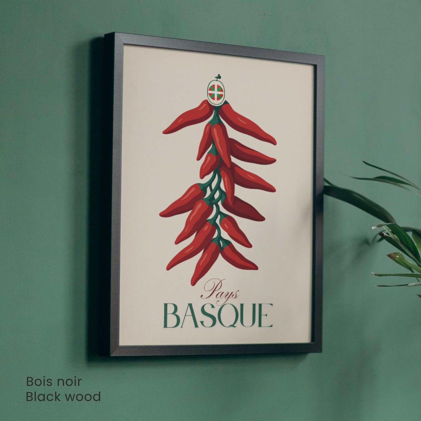 Affiche Pays Basque – Piment d’Espelette