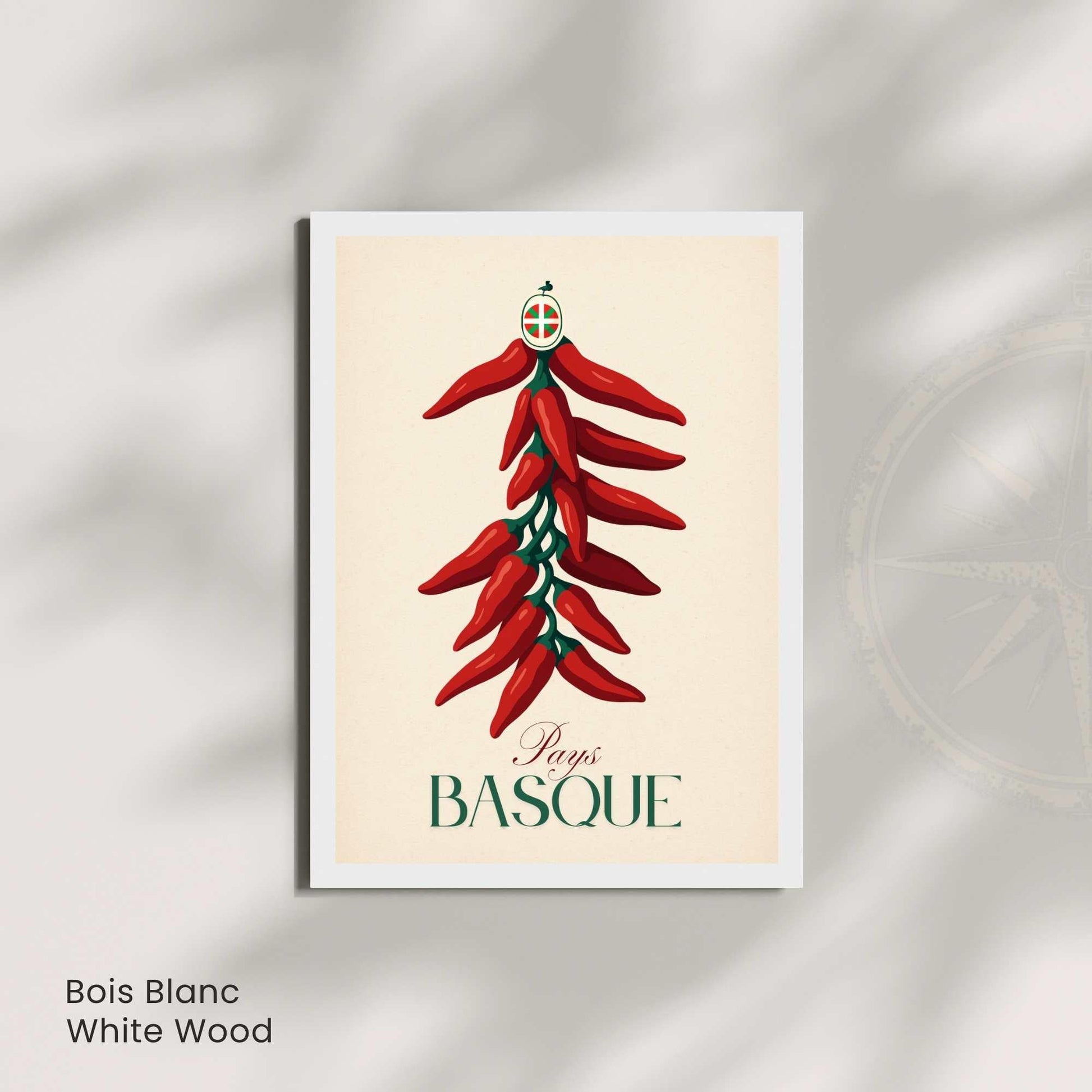 Affiche Pays Basque – Piment d’Espelette