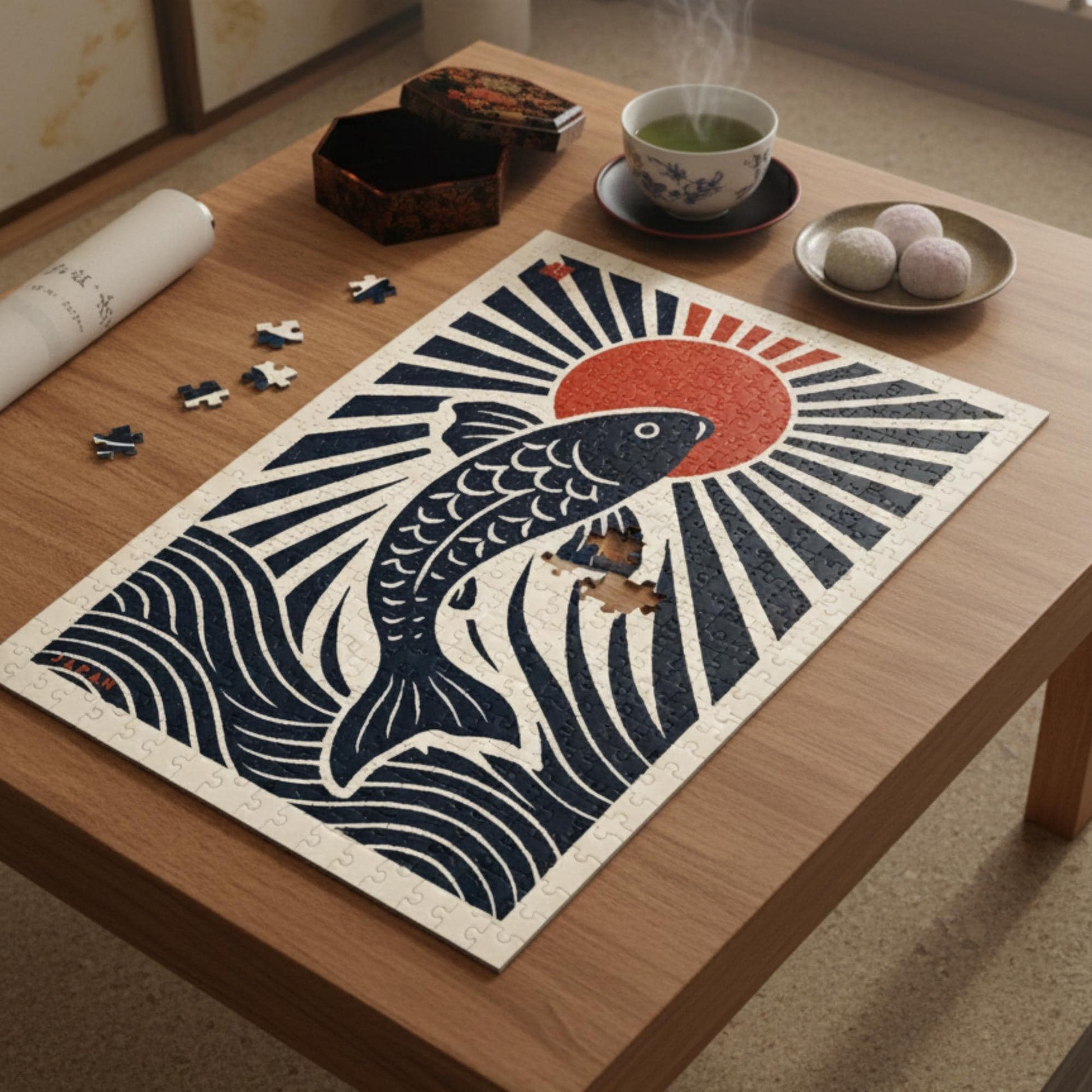 Puzzle personnalisable – Votre design | Cadeau unique | Puzzle photo avec texte | 30 à 1000 pièces | Boîte en métal premium