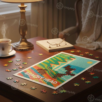 Puzzle personnalisable – Votre design | Cadeau unique | Puzzle photo avec texte | 30 à 1000 pièces | Boîte en métal premium