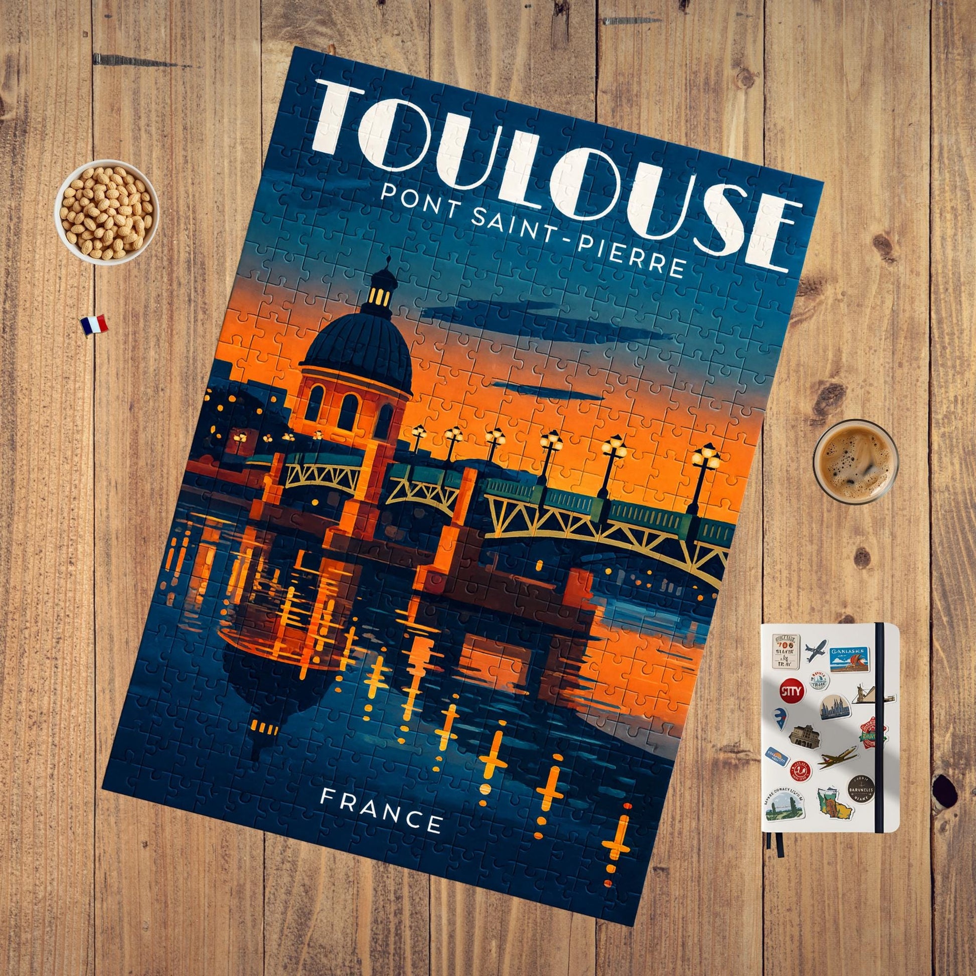 Puzzle personnalisable – Votre design | Cadeau unique | Puzzle photo avec texte | 30 à 1000 pièces | Boîte en métal premium