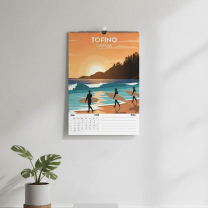 Calendrier Marathon 2026 – 12 Marathons Iconiques Illustrés