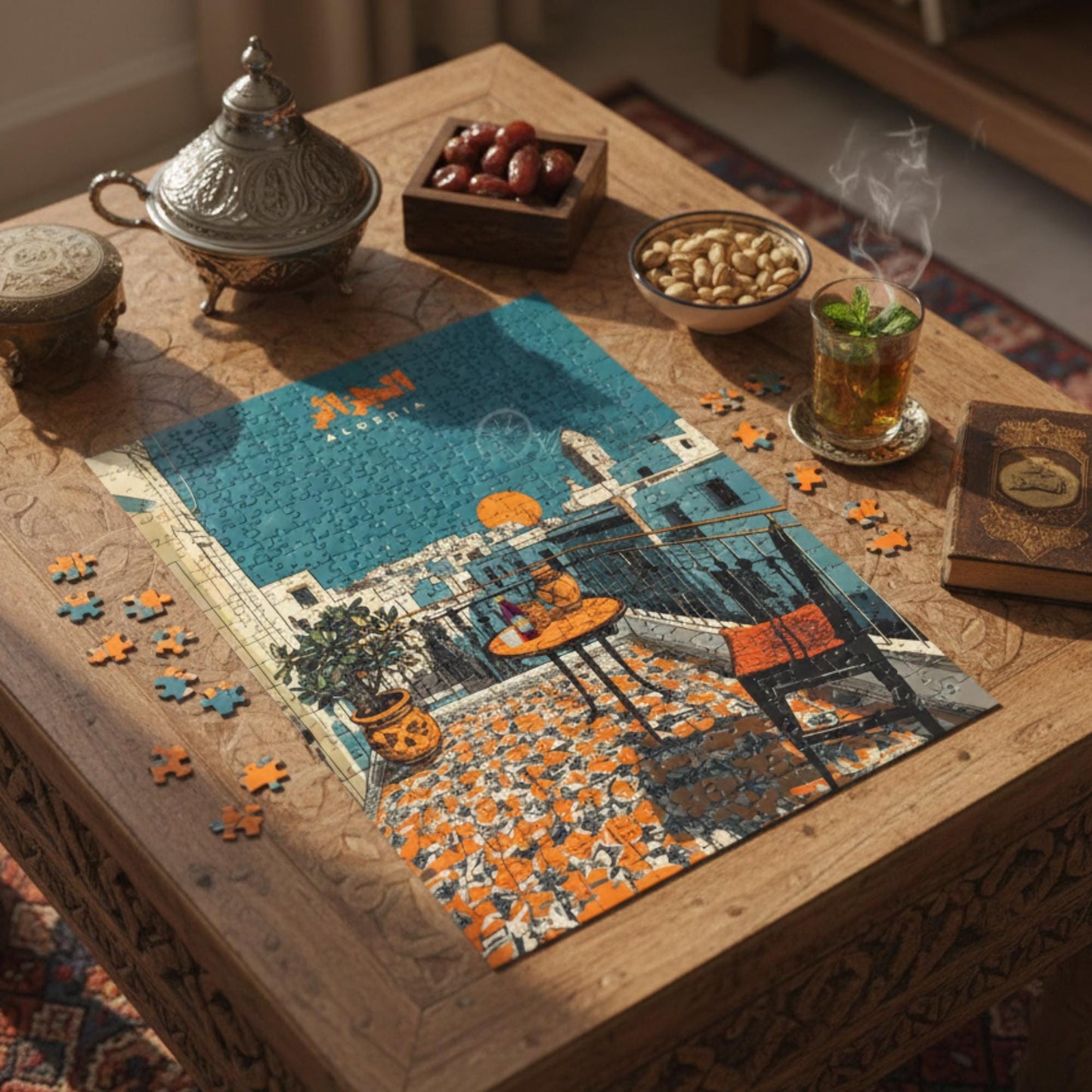 Puzzle personnalisable – Votre design | Cadeau unique | Puzzle photo avec texte | 30 à 1000 pièces | Boîte en métal premium