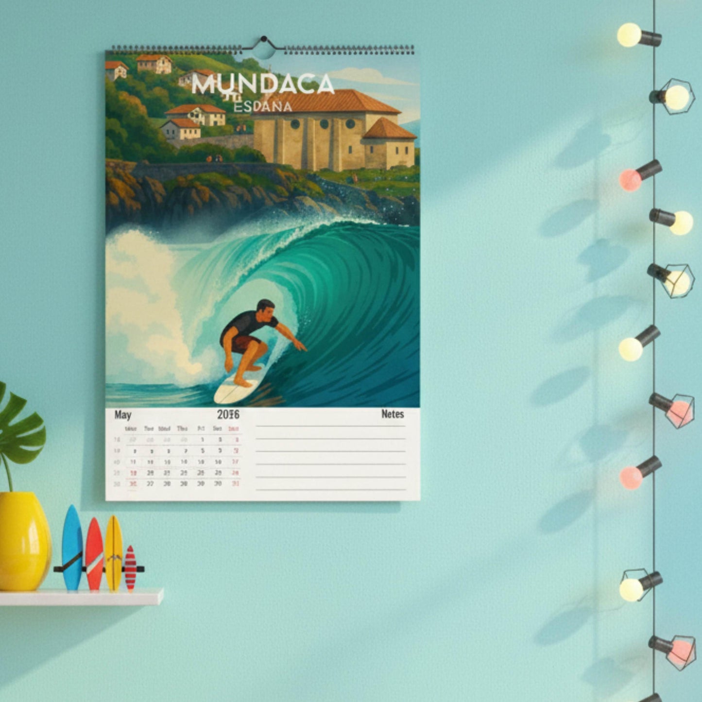 Calendrier Marathon 2026 – 12 Marathons Iconiques Illustrés