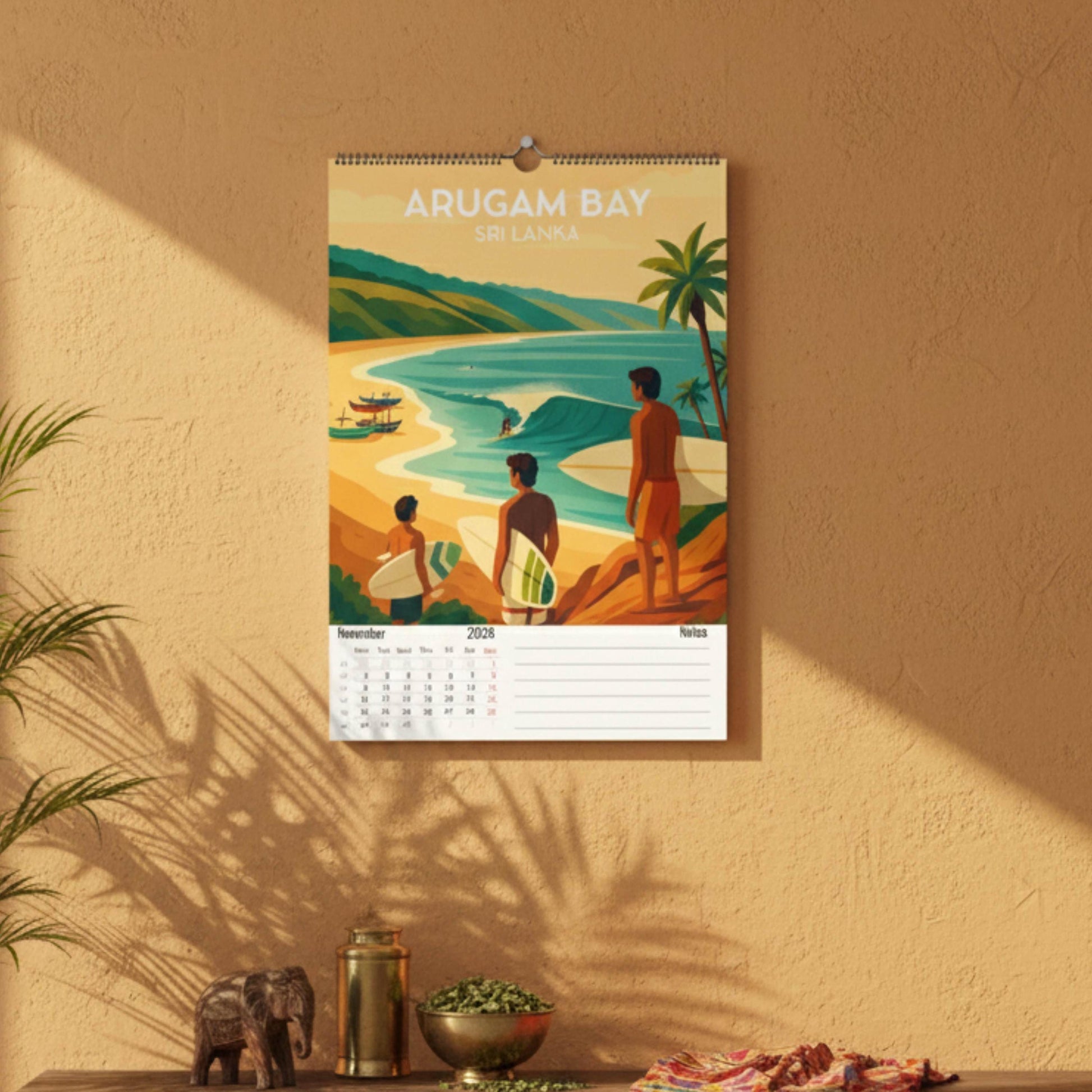 Calendrier Marathon 2026 – 12 Marathons Iconiques Illustrés