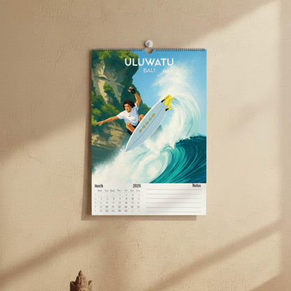 Calendrier Marathon 2026 – 12 Marathons Iconiques Illustrés