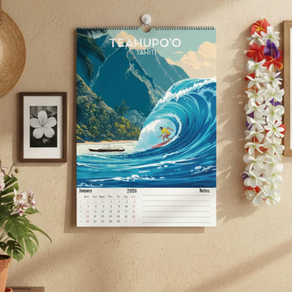 Calendrier Marathon 2026 – 12 Marathons Iconiques Illustrés