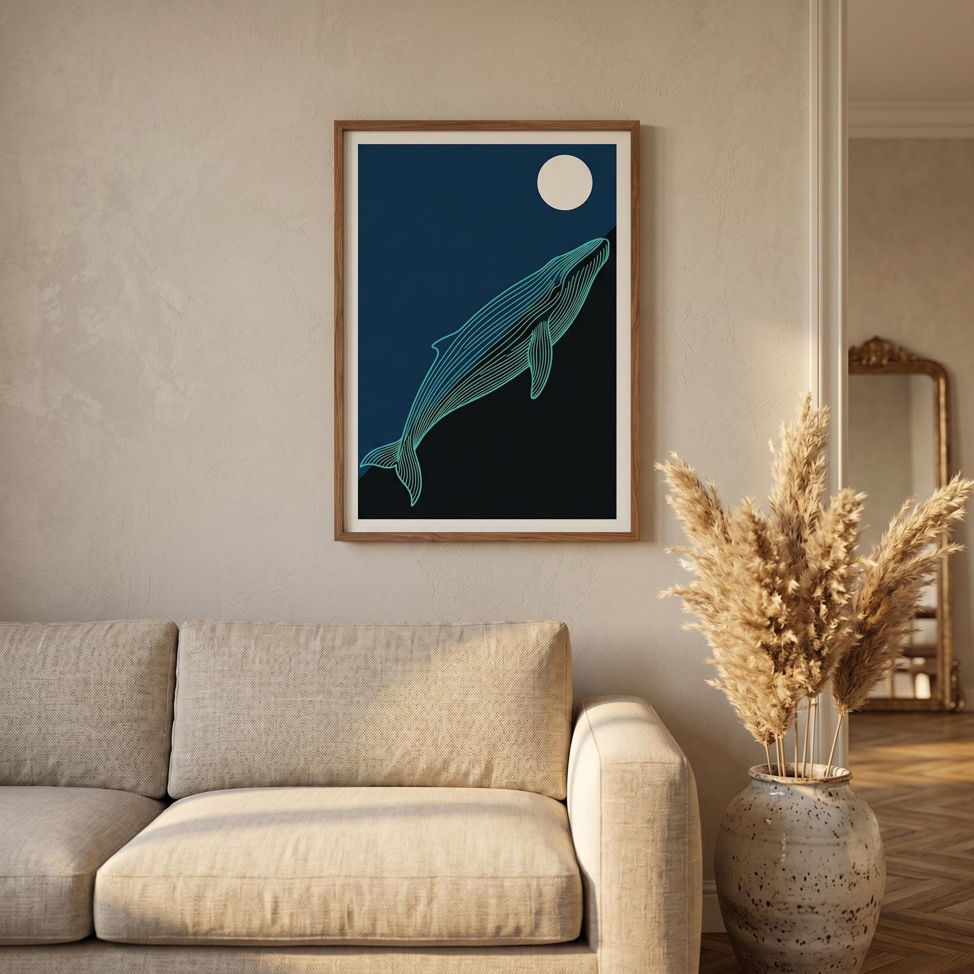 Whale poster