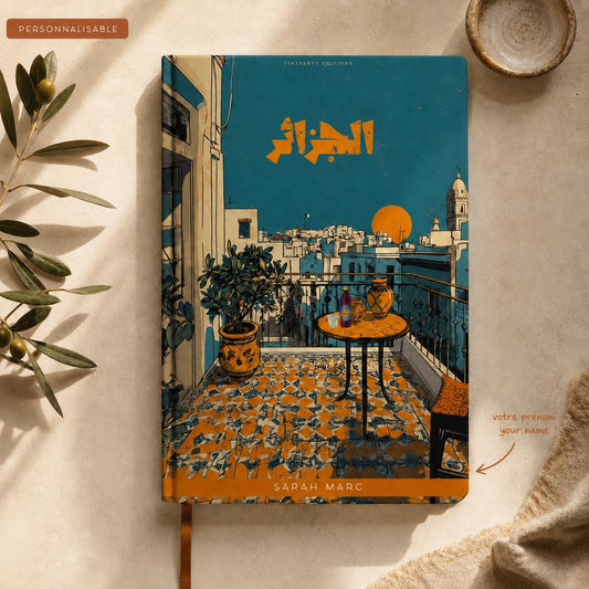 Carnet personnalisé prénom Alger, journal A5 ligné, cadeau Algérie diaspora