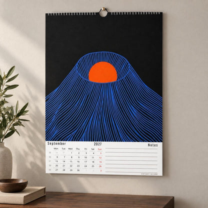 Calendrier mural 2027 Bauhaus & Op Art – 12 affiches d'art à encadrer, papier premium, cadeau design