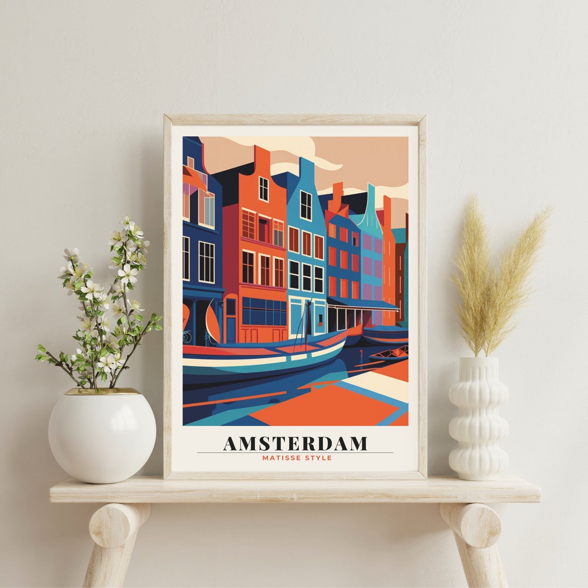 Amsterdam poster Matisse style