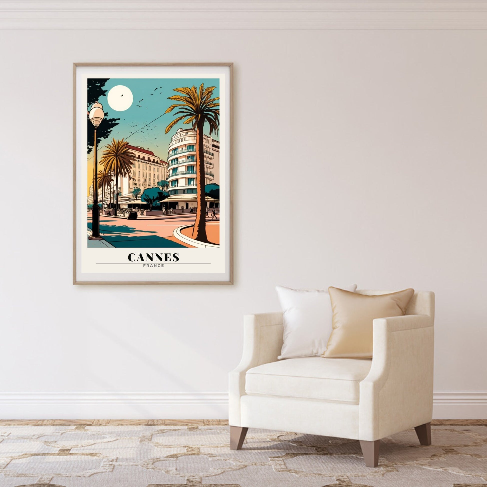 Cannes poster, wall art