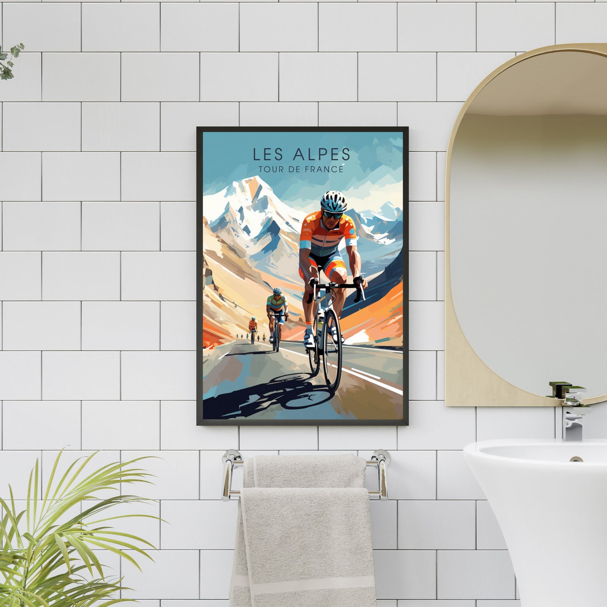 Tour de France Print : The Alpes