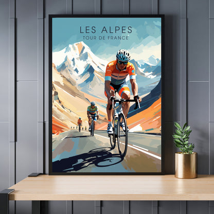 Tour de France Print : The Alpes