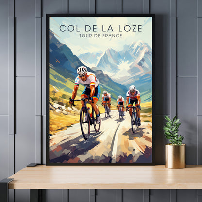 Tour de France Print: Col de la Loze