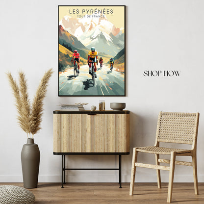 Tour de France Pyrenees Print