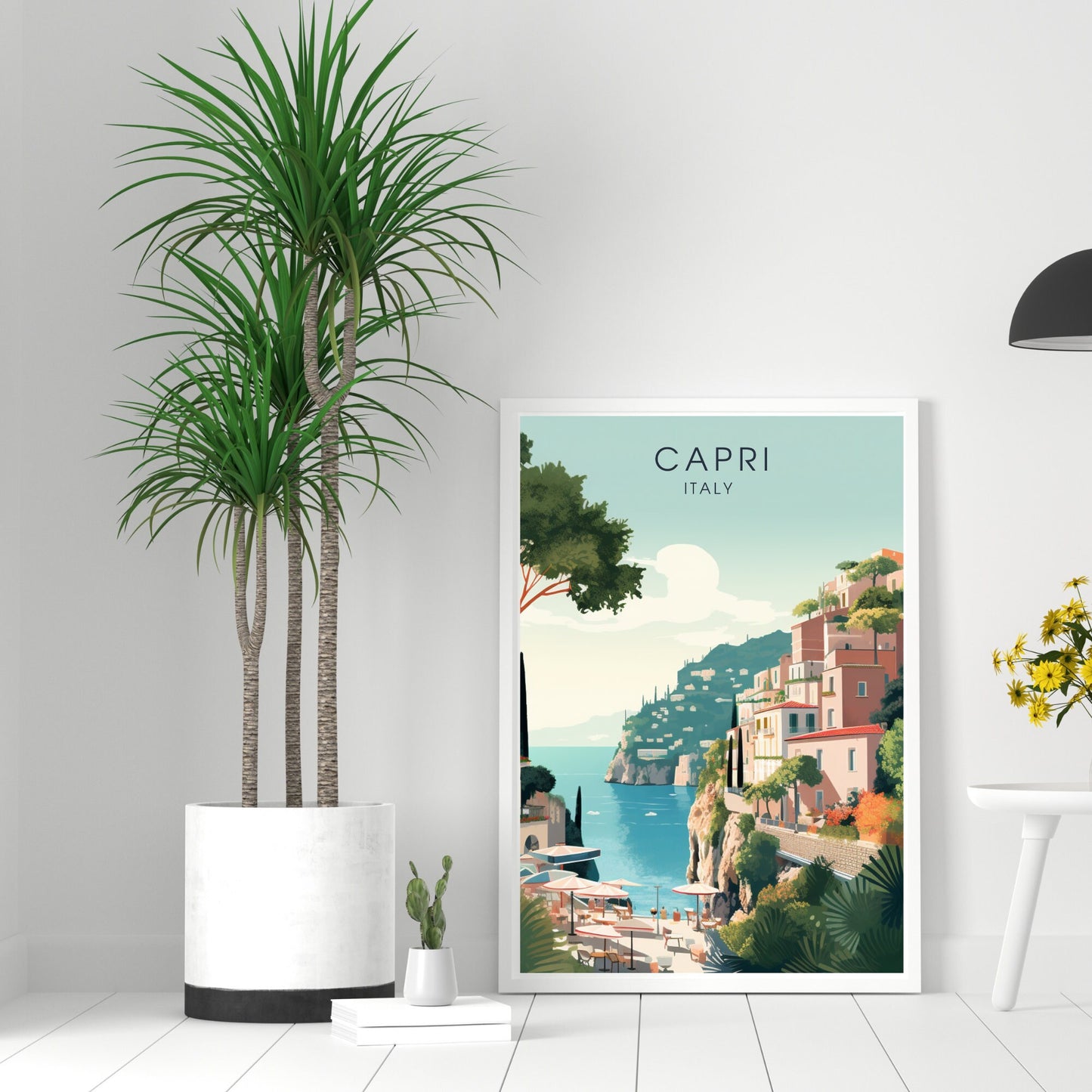 Capri Poster | Wall Art Italy | travel Poster Capri