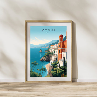 Amalfi Italy Poster Set, Sorrento Lemon Amalfi