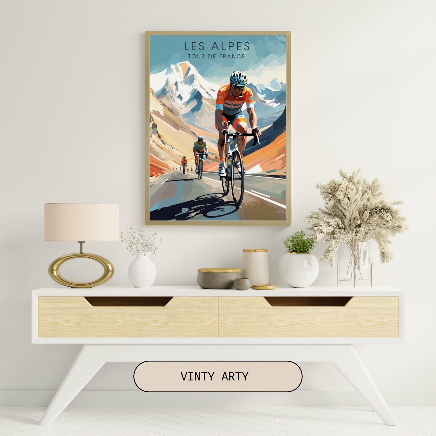 Tour de France Print : The Alpes