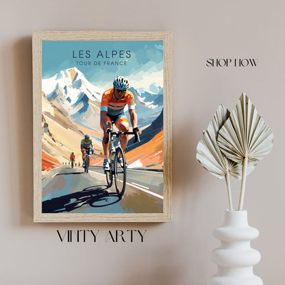 Tour de France Print : The Alpes