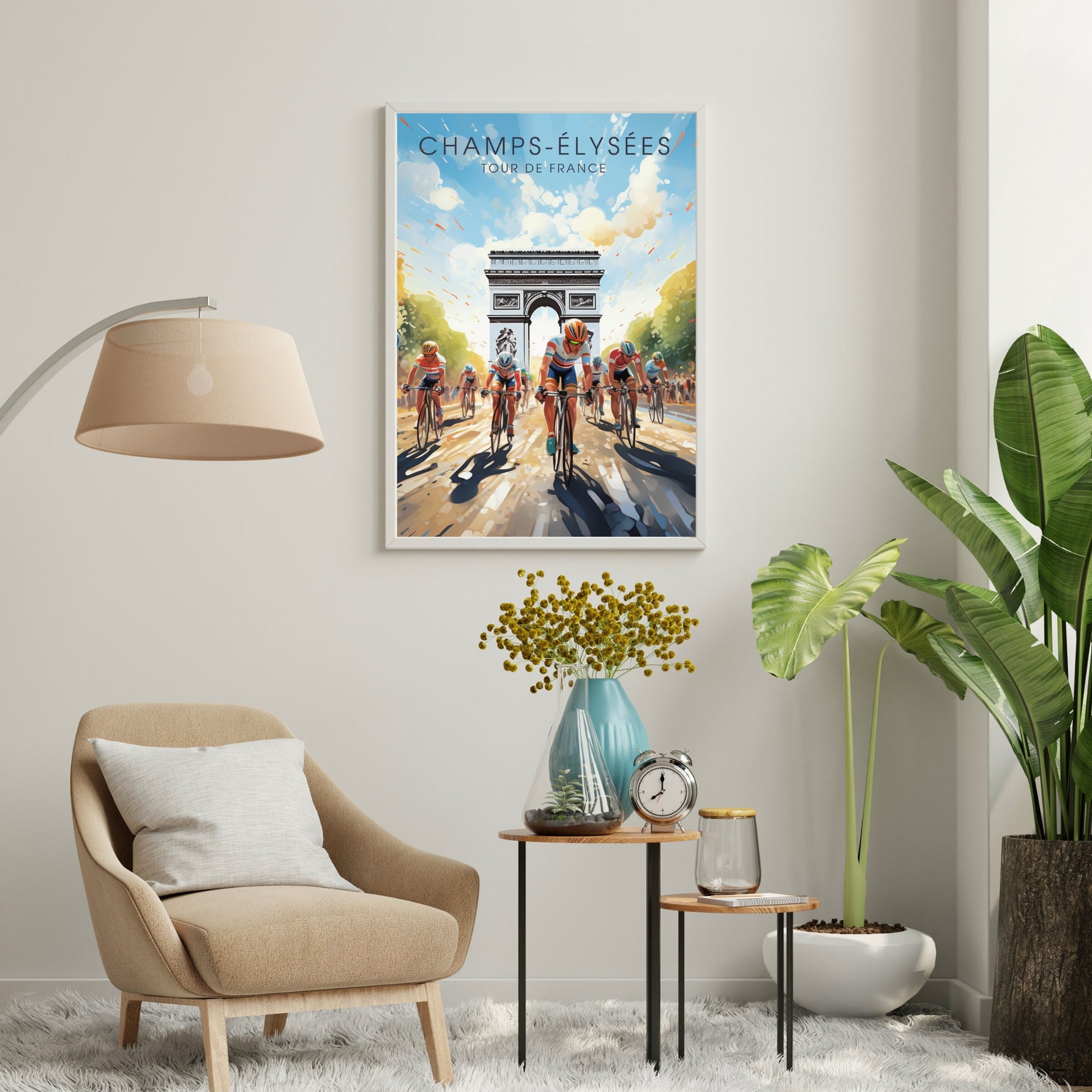 Tour de France print : Les Champs Elysées