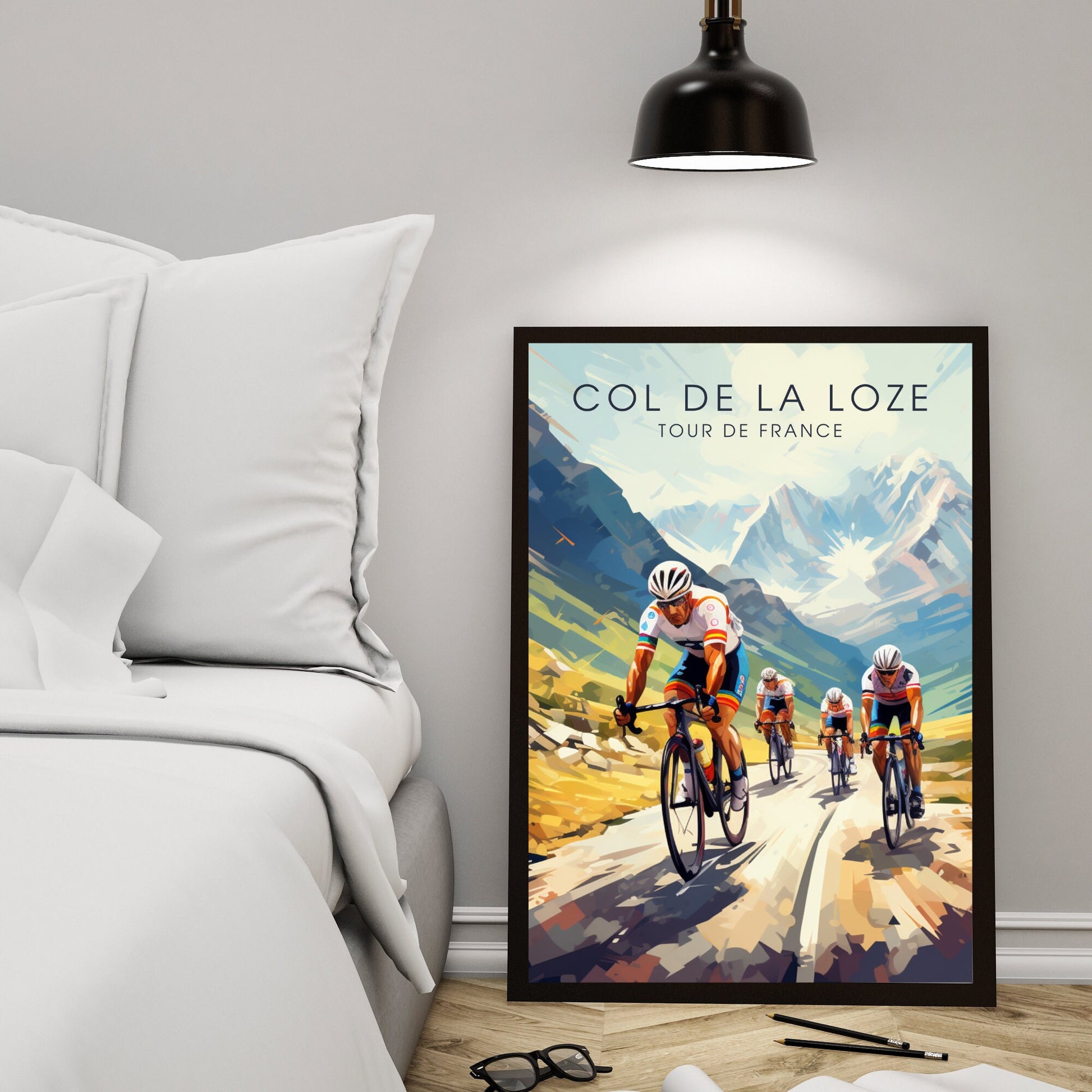 Tour de France Print: Col de la Loze