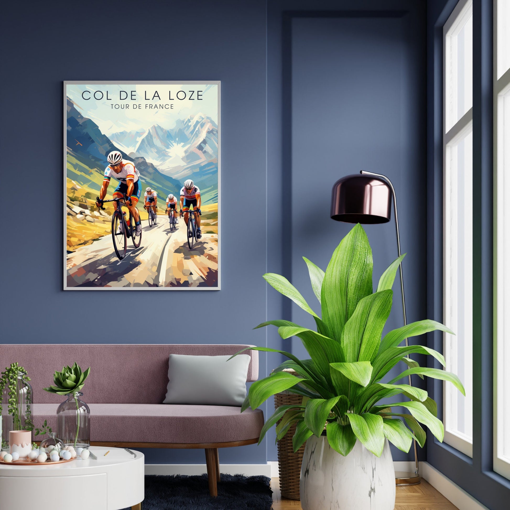 Tour de France Print: Col de la Loze