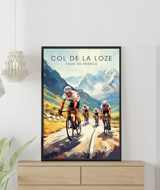 Tour de France Print: Col de la Loze