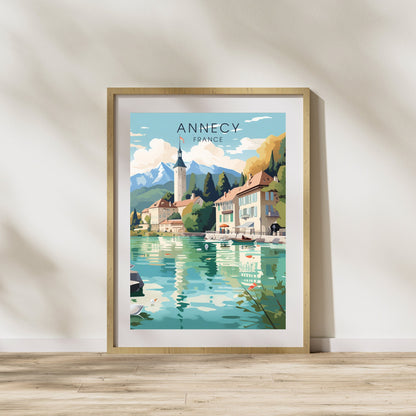 Impression Annecy, Impression de voyage Annecy France. 3 Options.