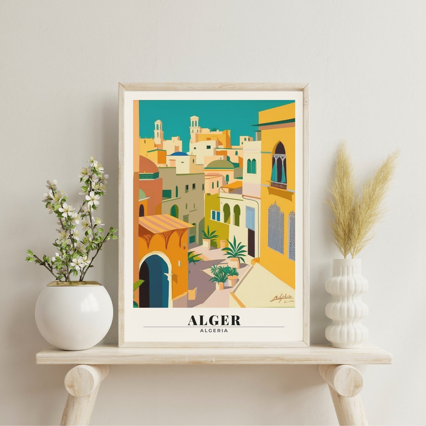 Impression Alger, Impression de voyage Alger, Casbah d'Alger