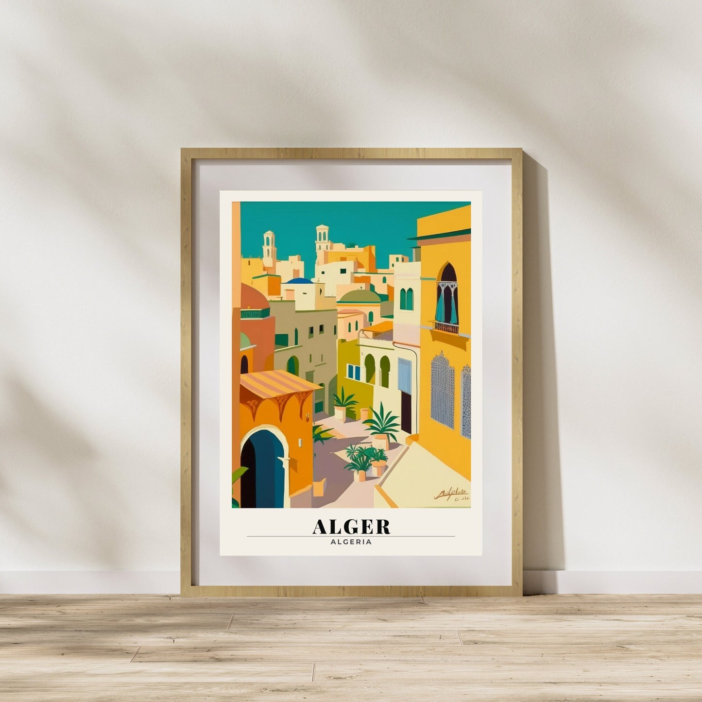 Impression Alger, Impression de voyage Alger, Casbah d'Alger