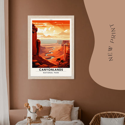 Canyonlands National Park Print | US National Park Print | National Park Poster