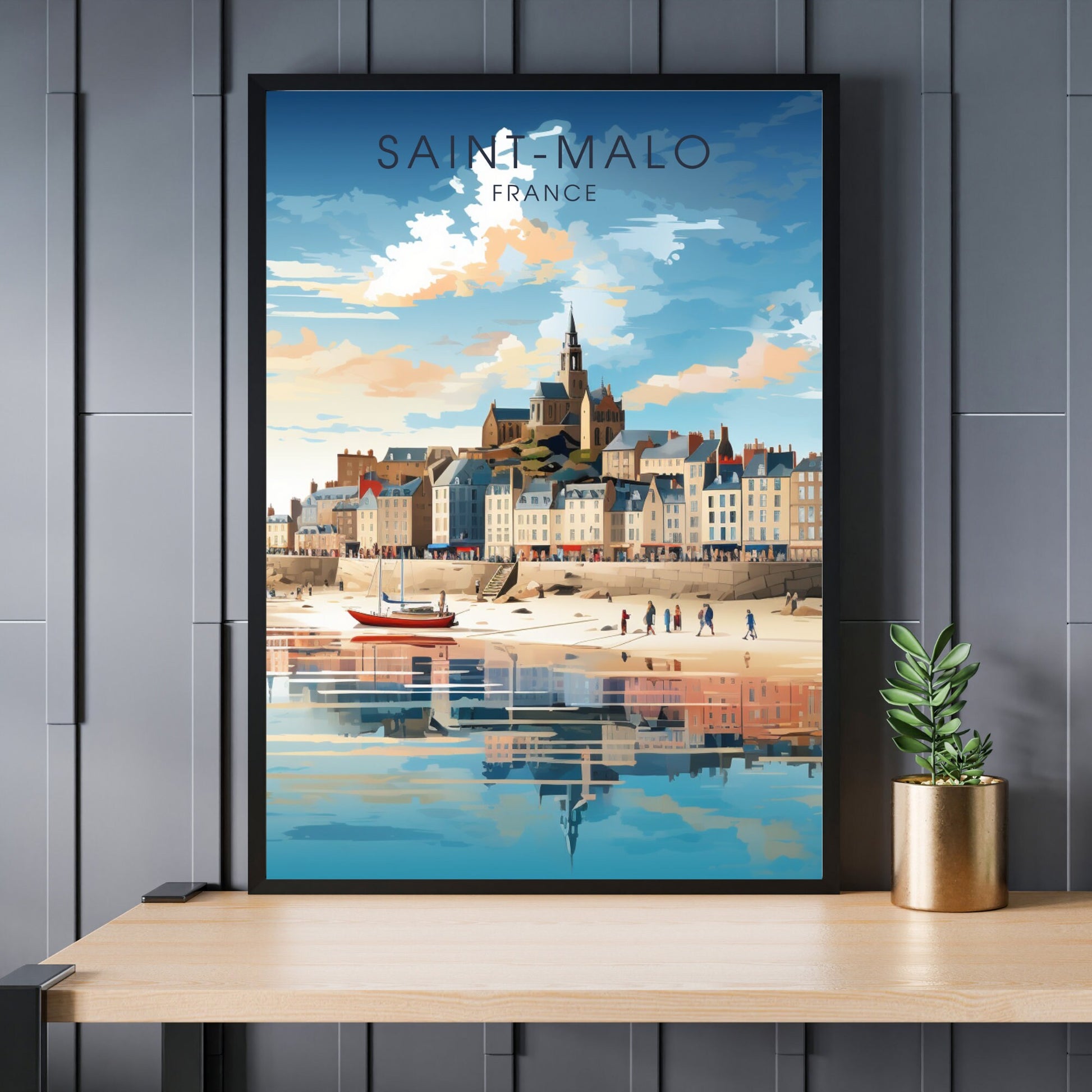 Affiche Saint-Malo