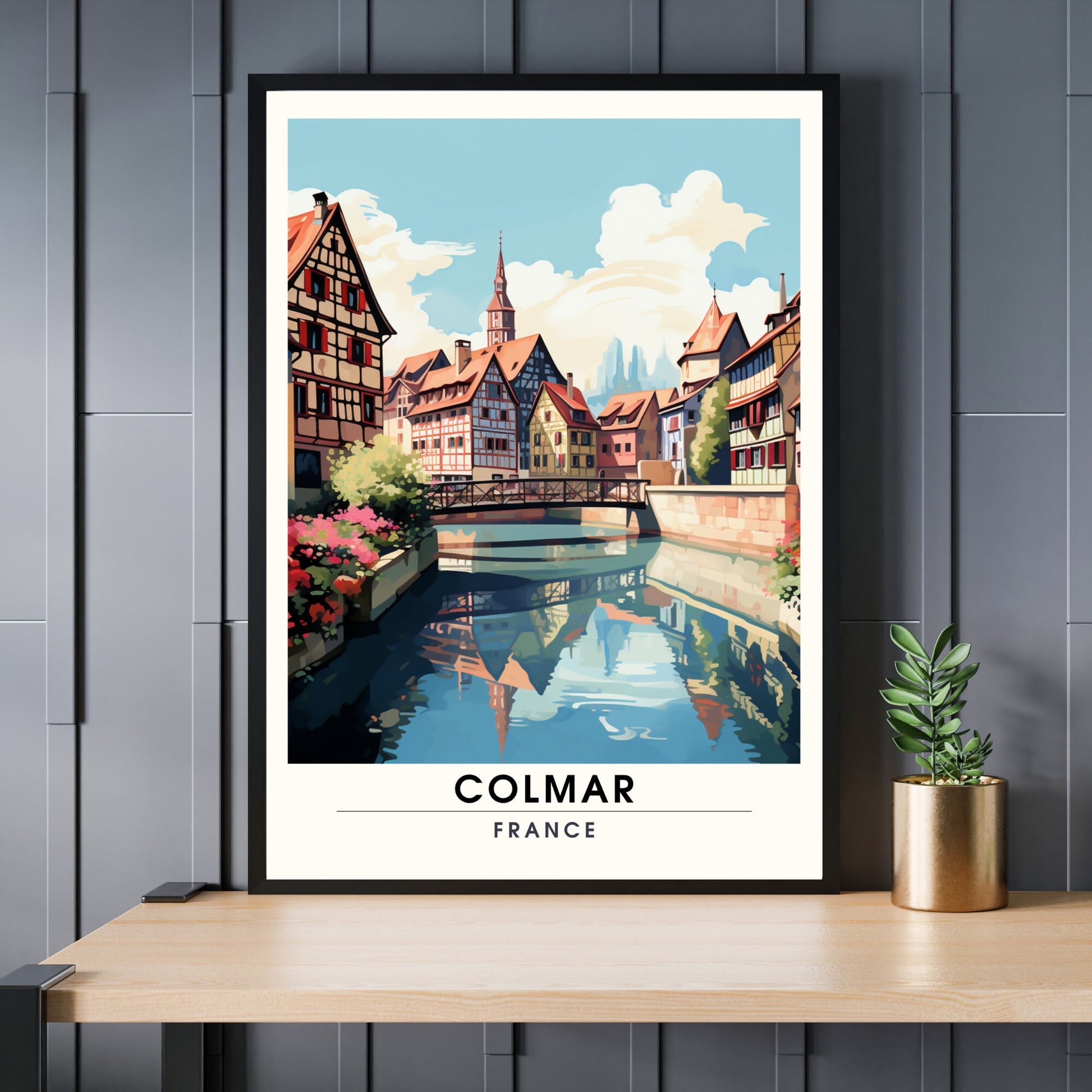 Impression Colmar | Impression de voyage Colmar | Poster de voyage