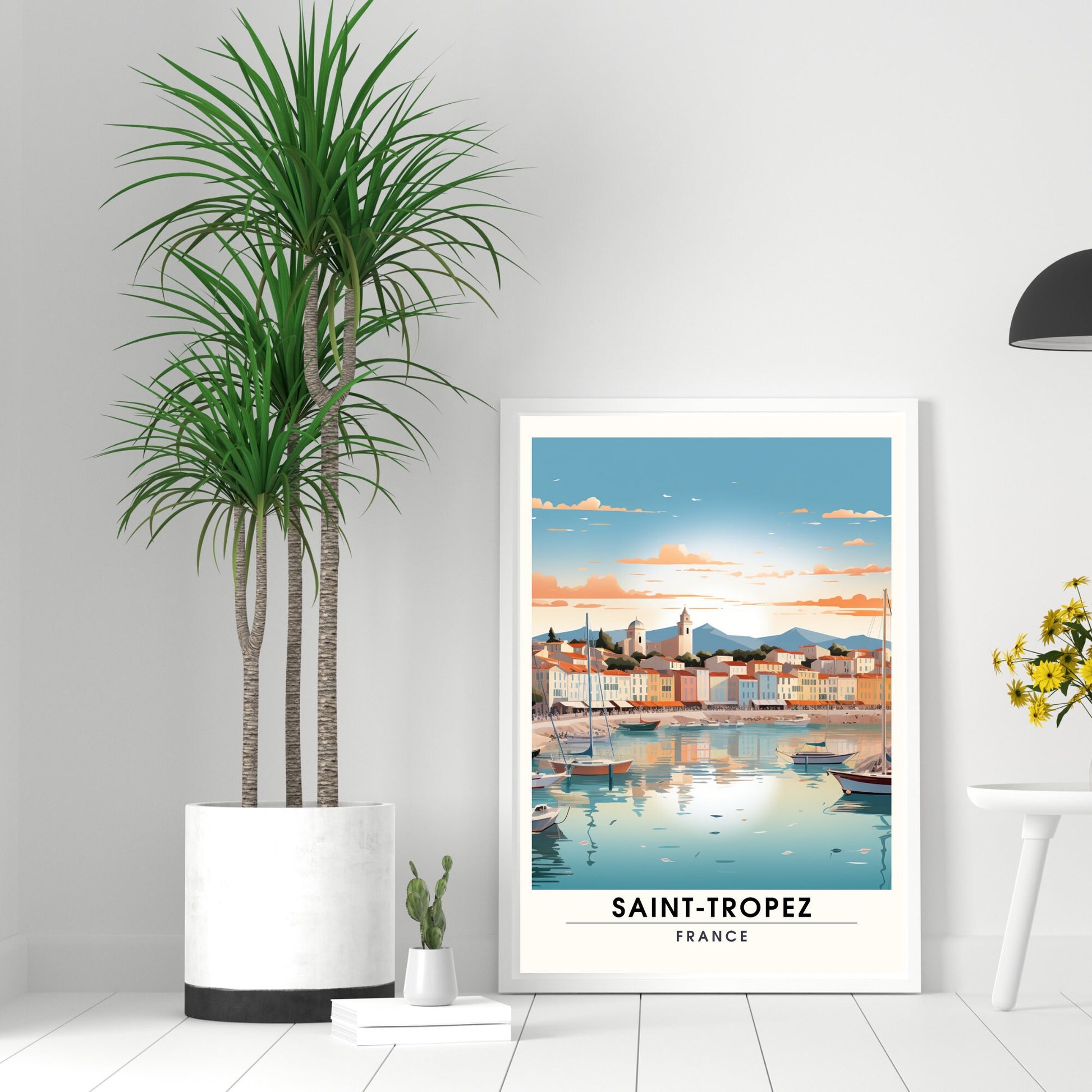 Saint-Tropez Print | Saint-Tropez Travel Print | France print