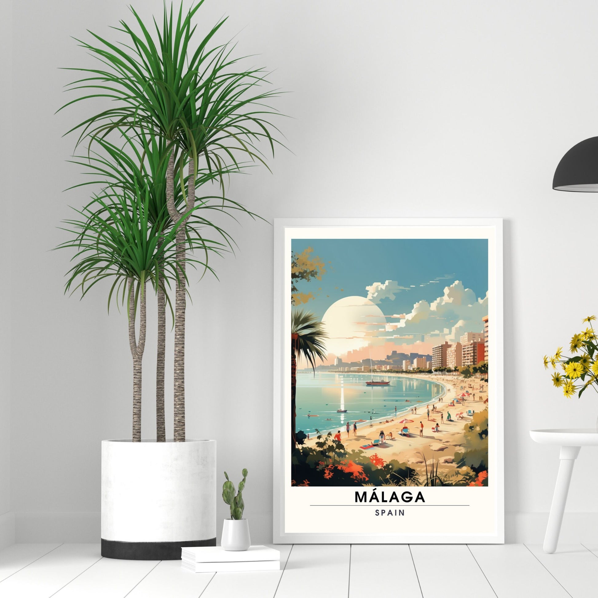 Impression Malaga | Impression de voyage Malaga | Affiche Malaga