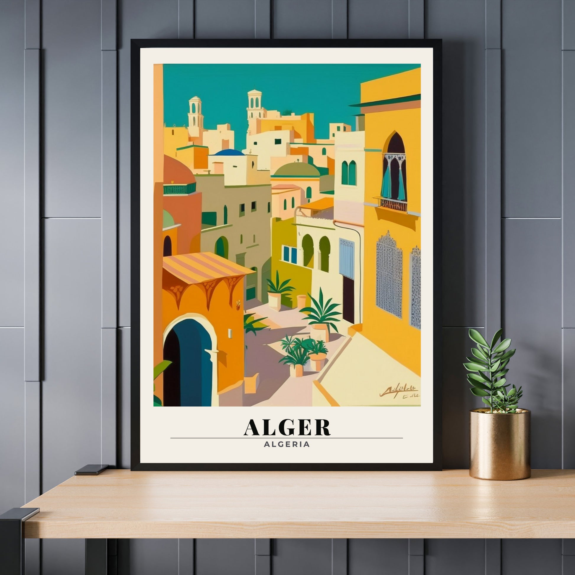 Impression Alger, Impression de voyage Alger, Casbah d'Alger