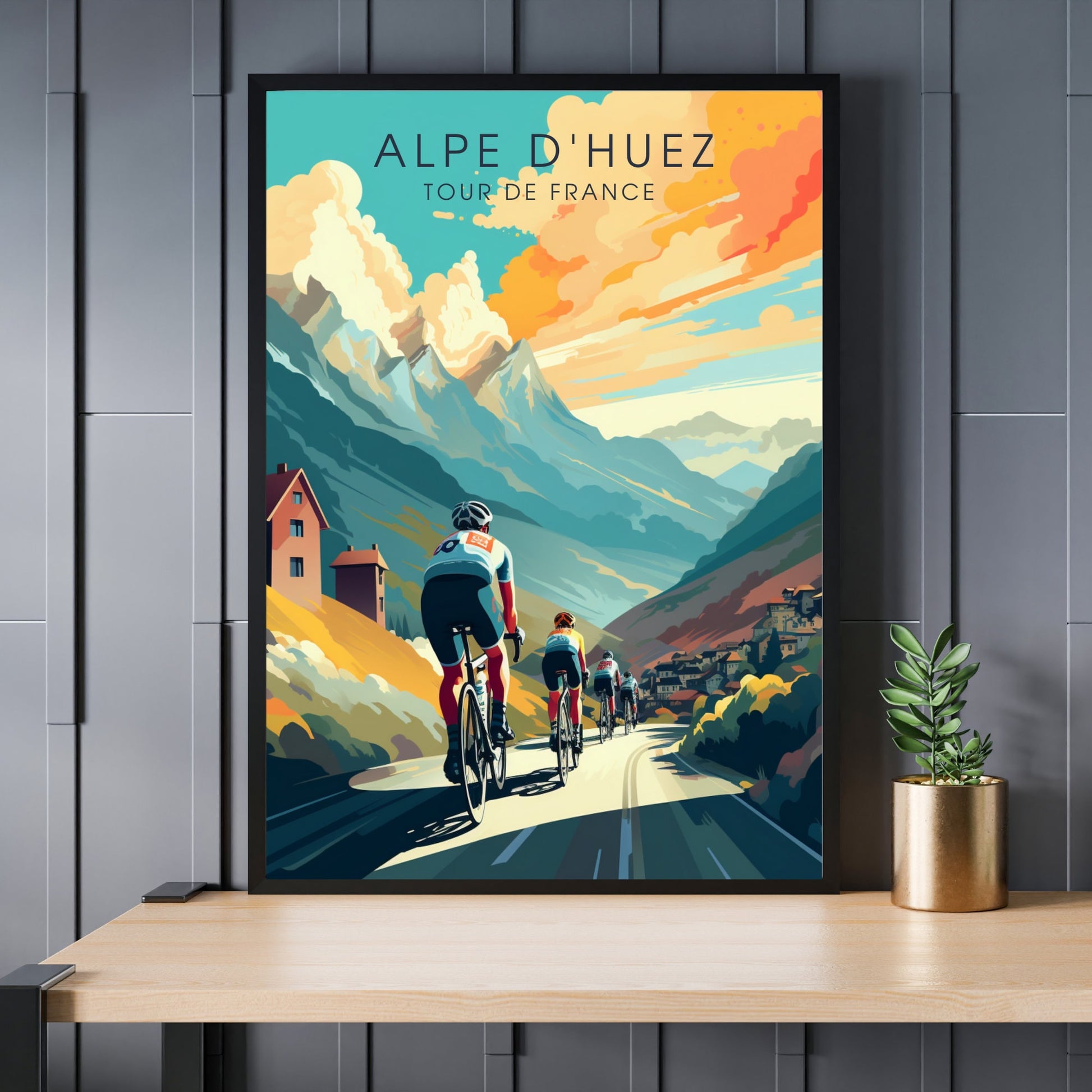 Tour de France Alpe d'Huez Print