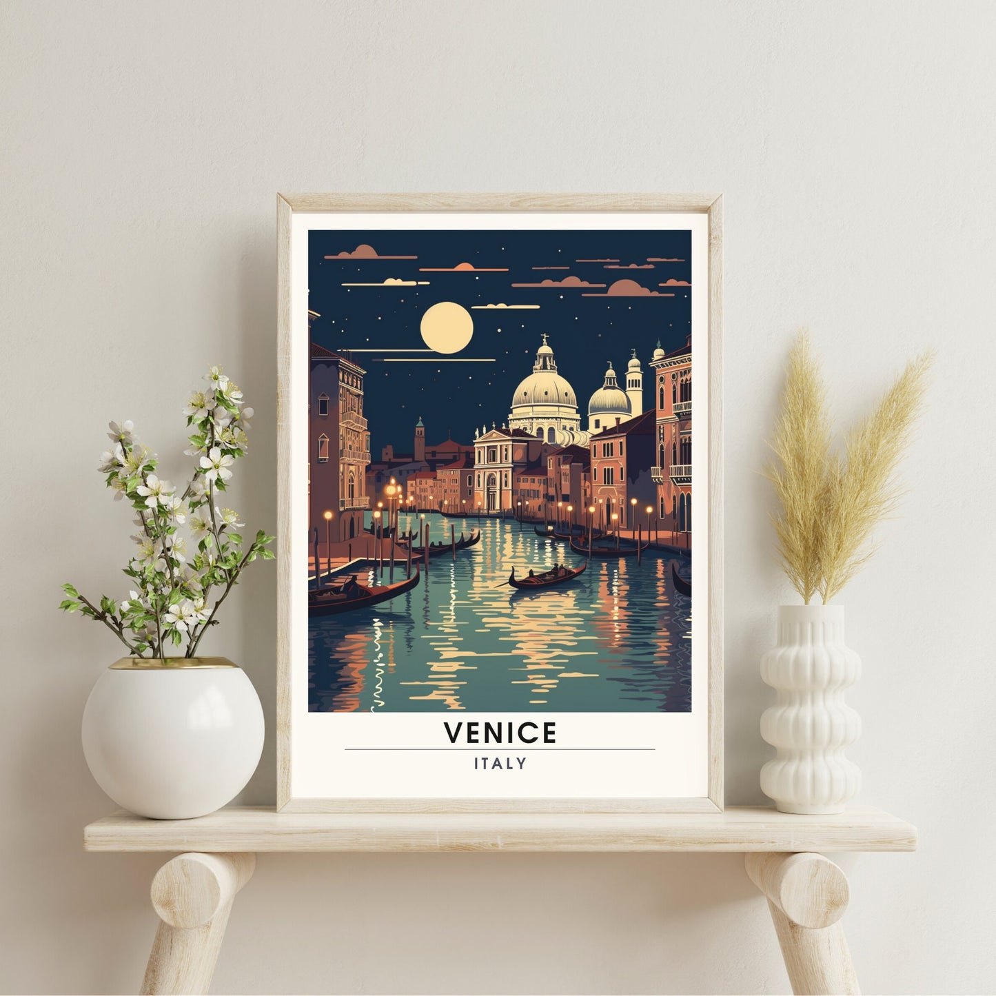 Impression Venise | Voyage Nocturne à Venise, Italie