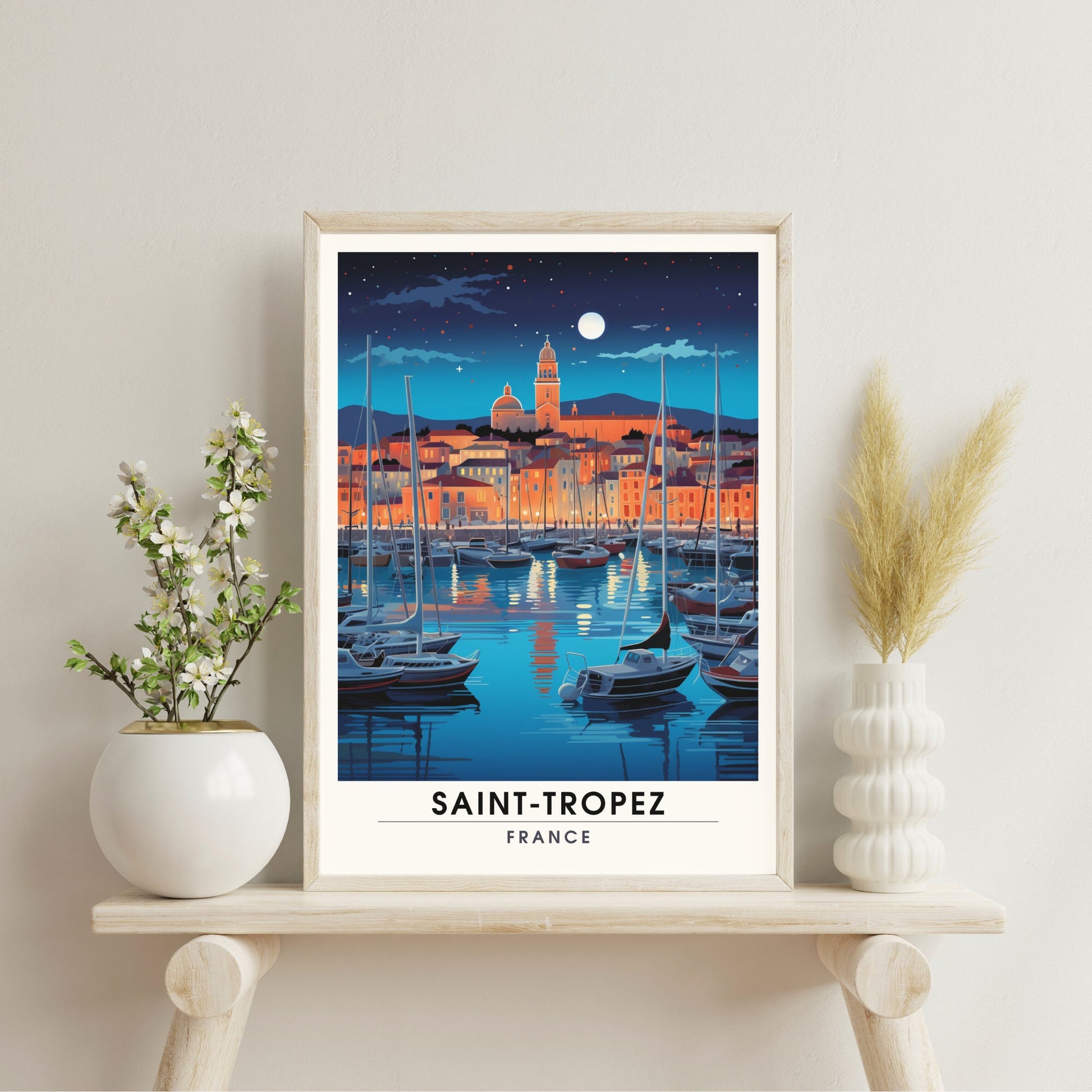 Impression Saint-Tropez | Voyage Nocturne à Saint-Tropez, France