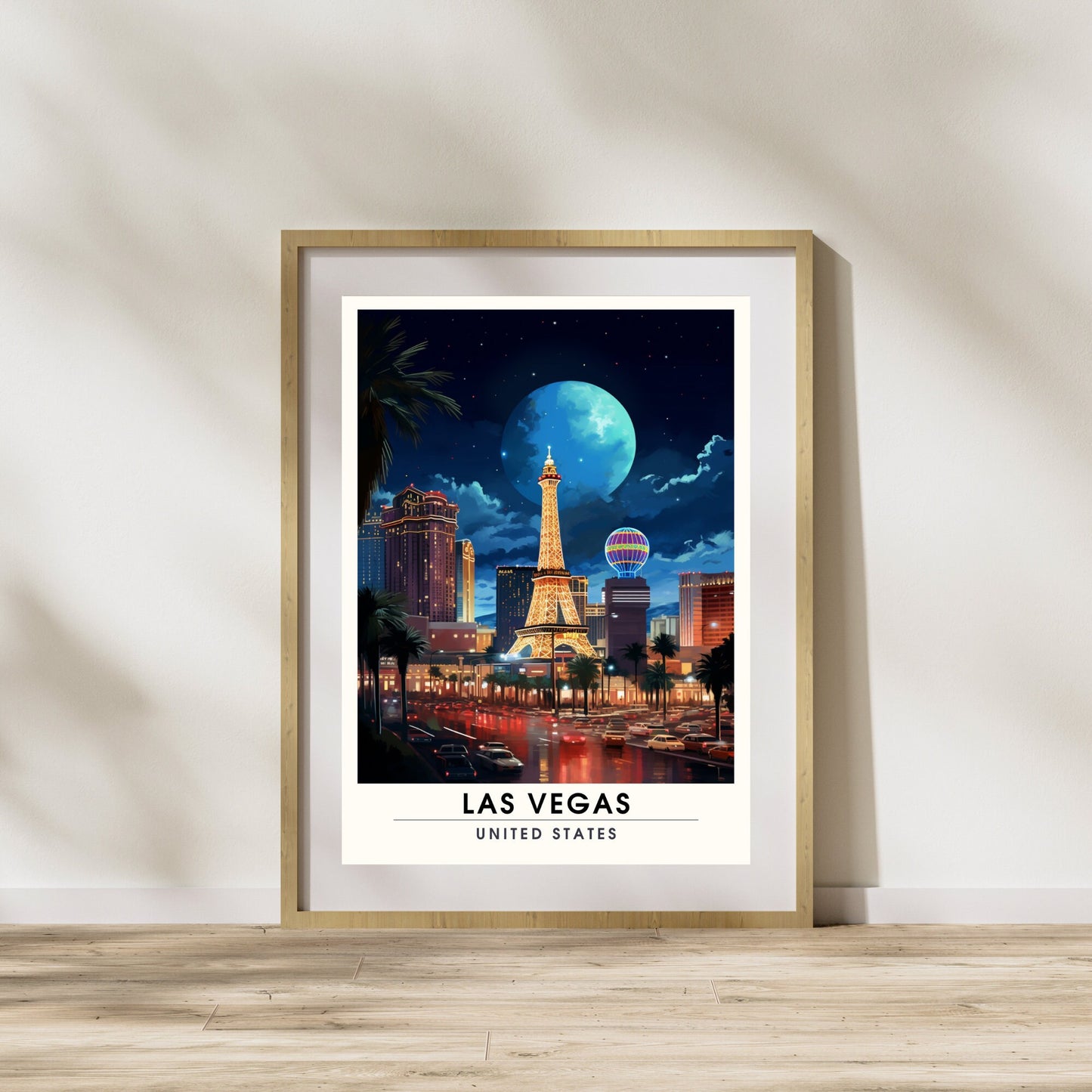 Impression Las Vegas | Poster Las Vegas la nuit